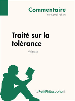 cover image of Traité sur la tolérance de Voltaire (Commentaire)